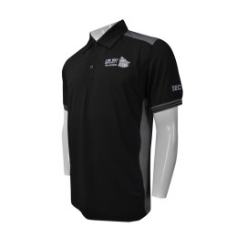 P760   設計腰部撞色Polo恤  大量訂造Polo恤  澳洲  lonewofsecurity  保安 護衛人員 Polo恤專門店    黑色 P760   設計腰部撞色Polo恤  大量訂造Polo恤  澳洲  lonewofsecurity  保安 護衛人員 Polo恤專門店    黑色